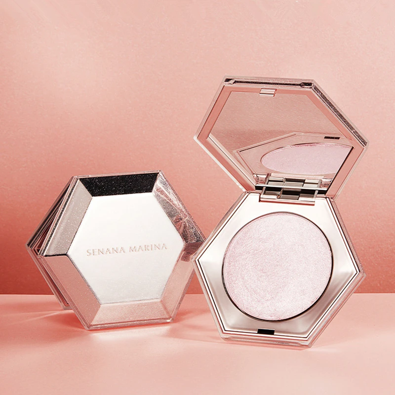 

Brand Star Highlighter Powder Shimmer Makeup Grooming Palette Diamond Glitter Shadow in One Palette Blush Makeup Set for Beauty