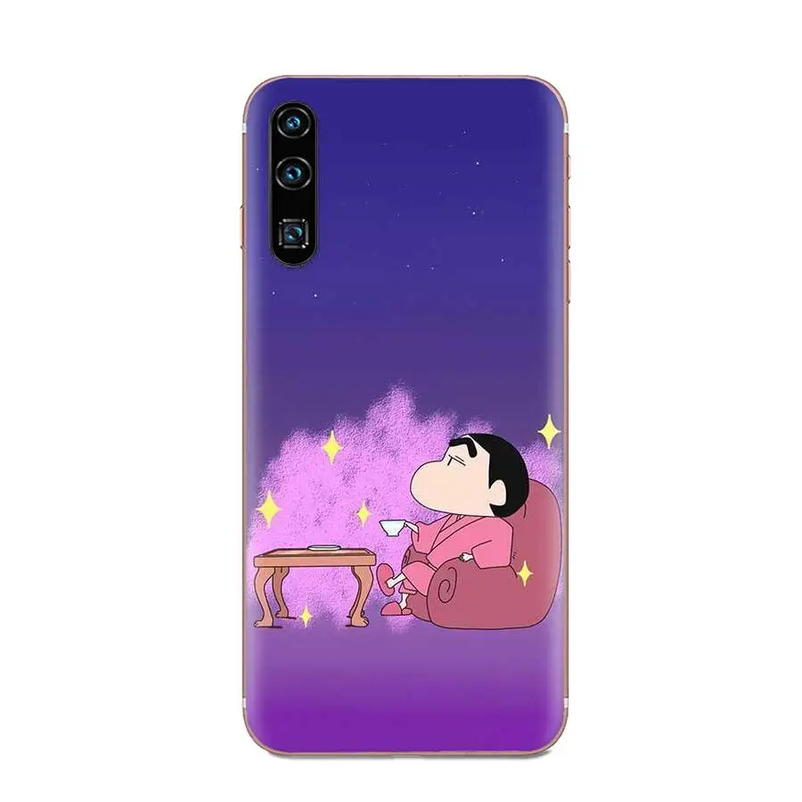 Карикатурный карандаш Шин - для Galaxy Grand A3 A5 A7 A8 A9 A9S On5 On7 Plus Pro Star 2015 2016 2017 2018 TPU милый скин.