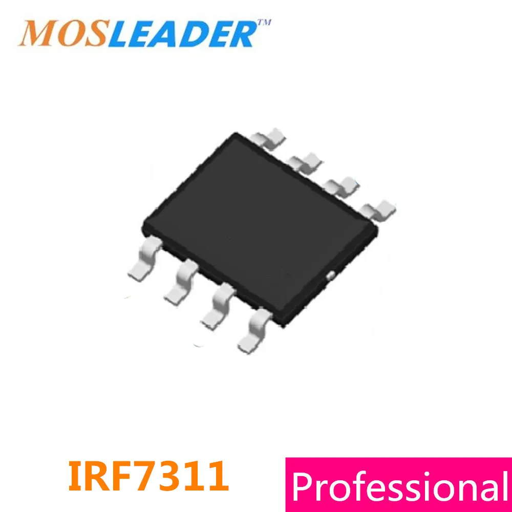 

Mosleader IRF7311 SOP8 100PCS 500PCS 1000PCS 20V 6.6A Dual N-Channel IRF7311TRPBF IRF7311TR IRF7311PBF Chinese High quality