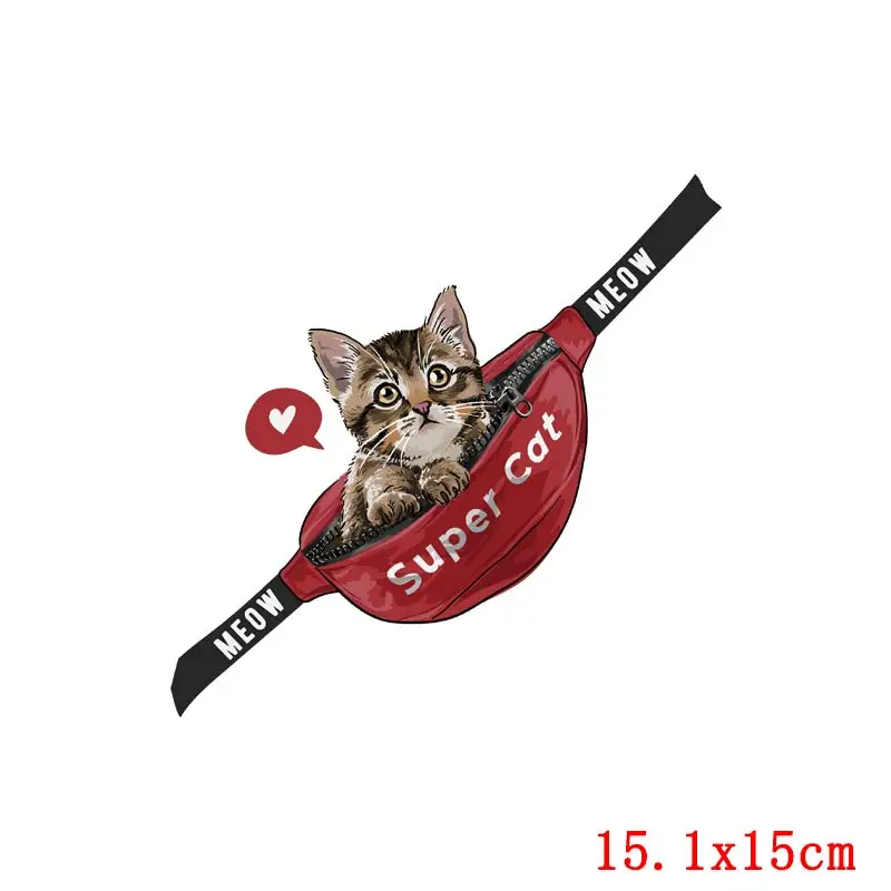 Праджня в виде единорога из мультфильма кот нашивки с Фламинго Переводные