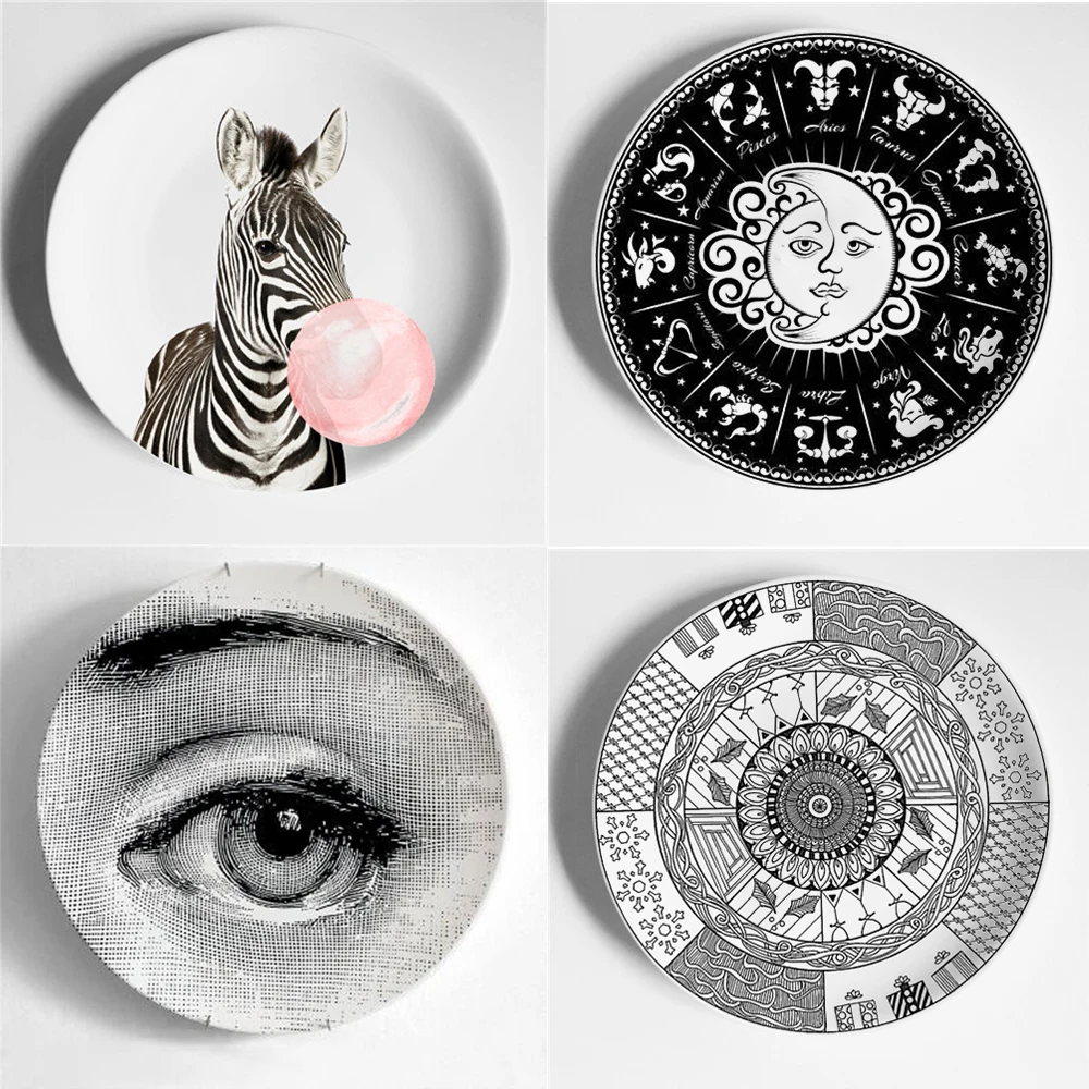 8/10-дюймовые пластины украшения дома Рождественский подарок пластина