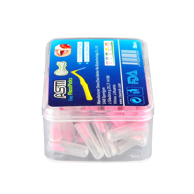 20pcs 0.6-1.5 MM Adults Interdental Brush Clean Between Teeth Floss Toothpick Oral Care Tool Dental Orthodontic | Красота и здоровье