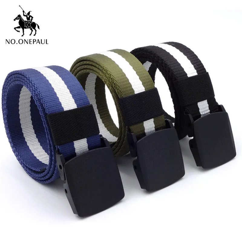 Мужской многофункциональный ремень NO.ONEPAUL черный тактический из металлического