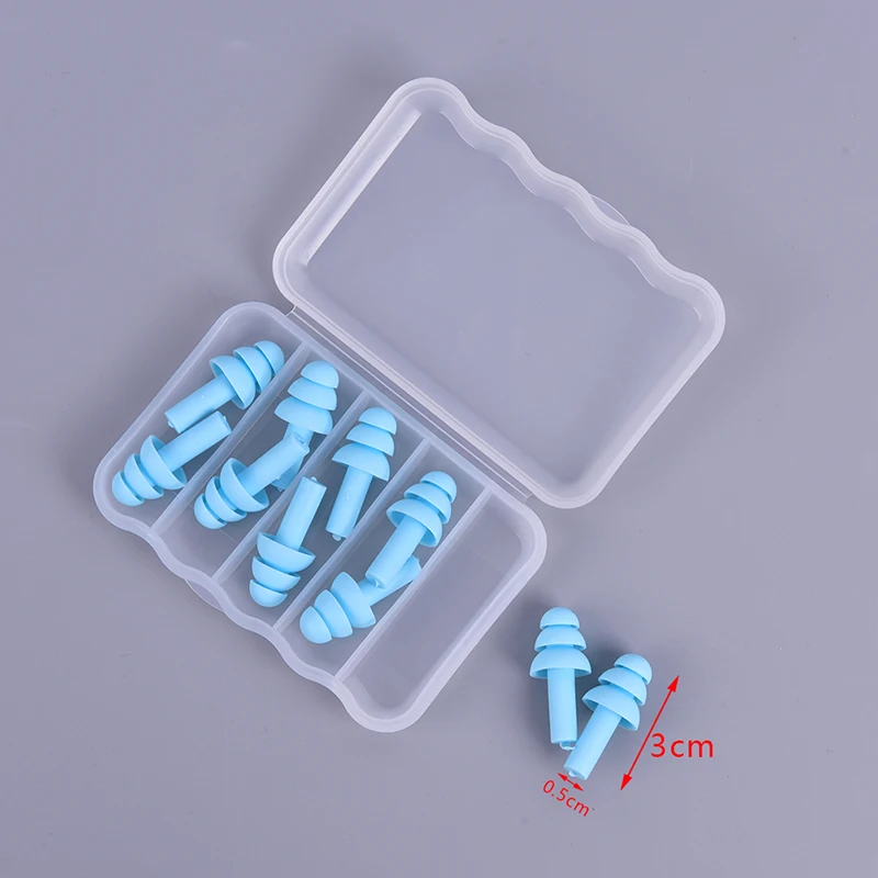 

2020 HOT! 5 Pairs Soft Anti-Noise Ear Plug Waterproof Swimming Silicone Swim Earplugs For Adult Children Swimmers Diving