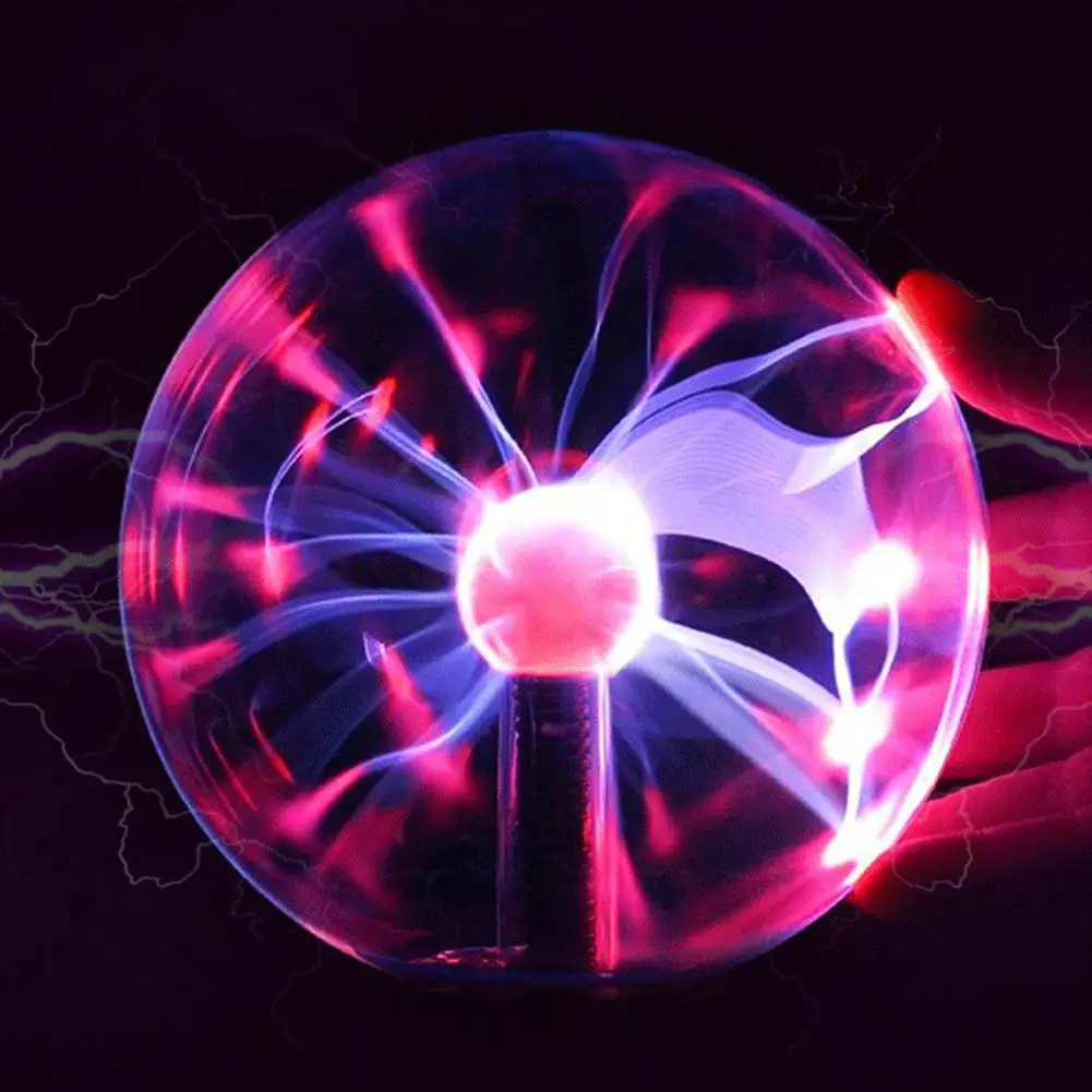 Плазменный шар электростатический с USB разъемом волшебный хрустальный