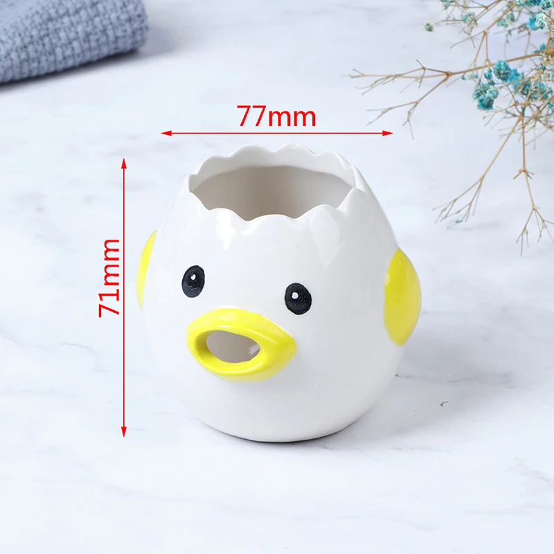 

Kitchen Creative Ceramic Egg Dividers Egg Yolk White Separator Tool Kitchen Gadgets Baking Tool Home Use Kitchen Essential