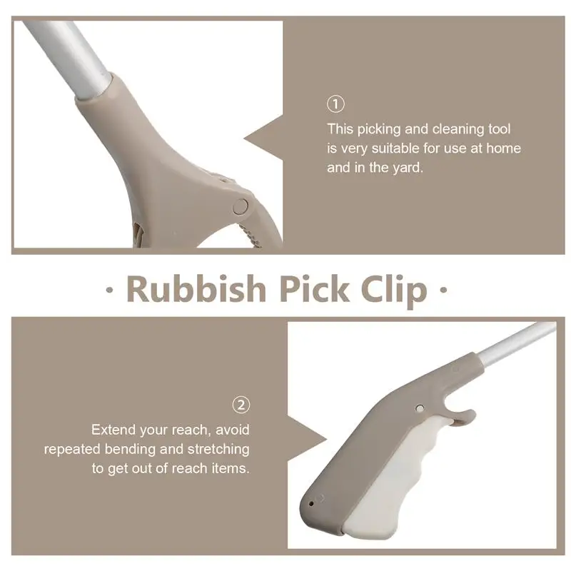 

Reaching Stick Pick Up Tool Home Trash Picker Practical Trash Clamp