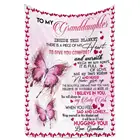 Одеяло для моей внучки от бабушки I Eelieve in You Always Be My Baby Girl Butterfly Travel Одеяло