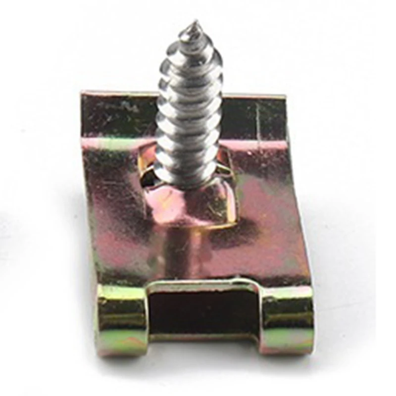 300 шт. бронзовый тон пружинный металлический зажим автомобильные крепежные