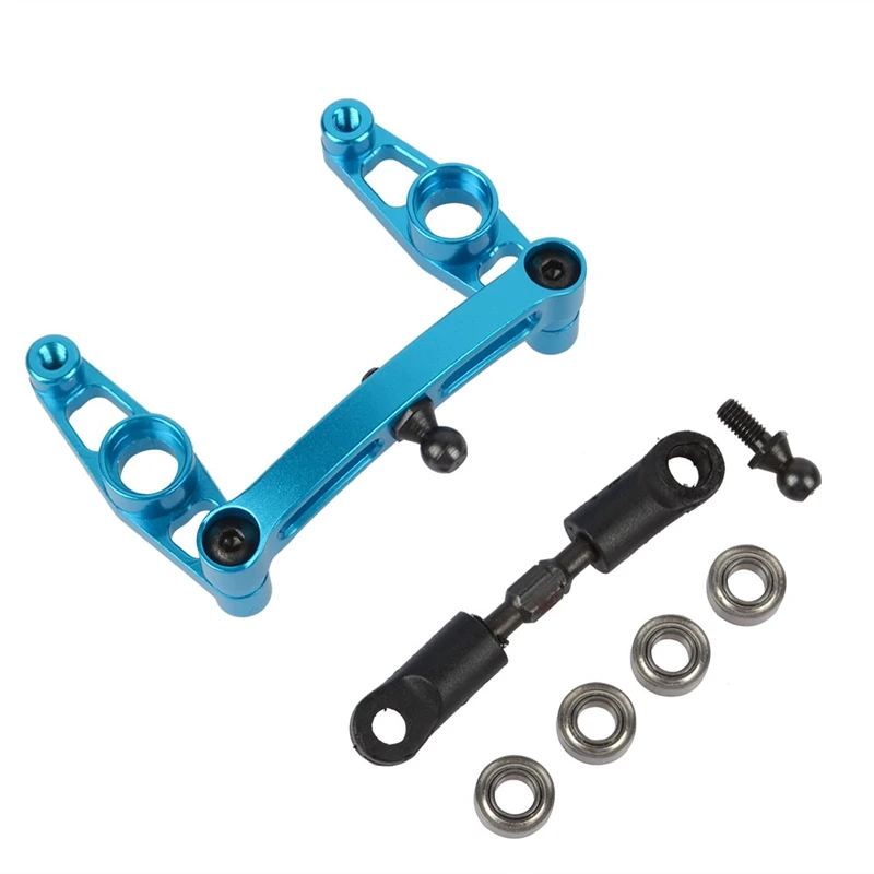 Aluminum Alloy Ball Bearing Crank Steering Set for Tamiya TT-02 TT02 1/10 RC Car Upgrade Parts | Игрушки и хобби
