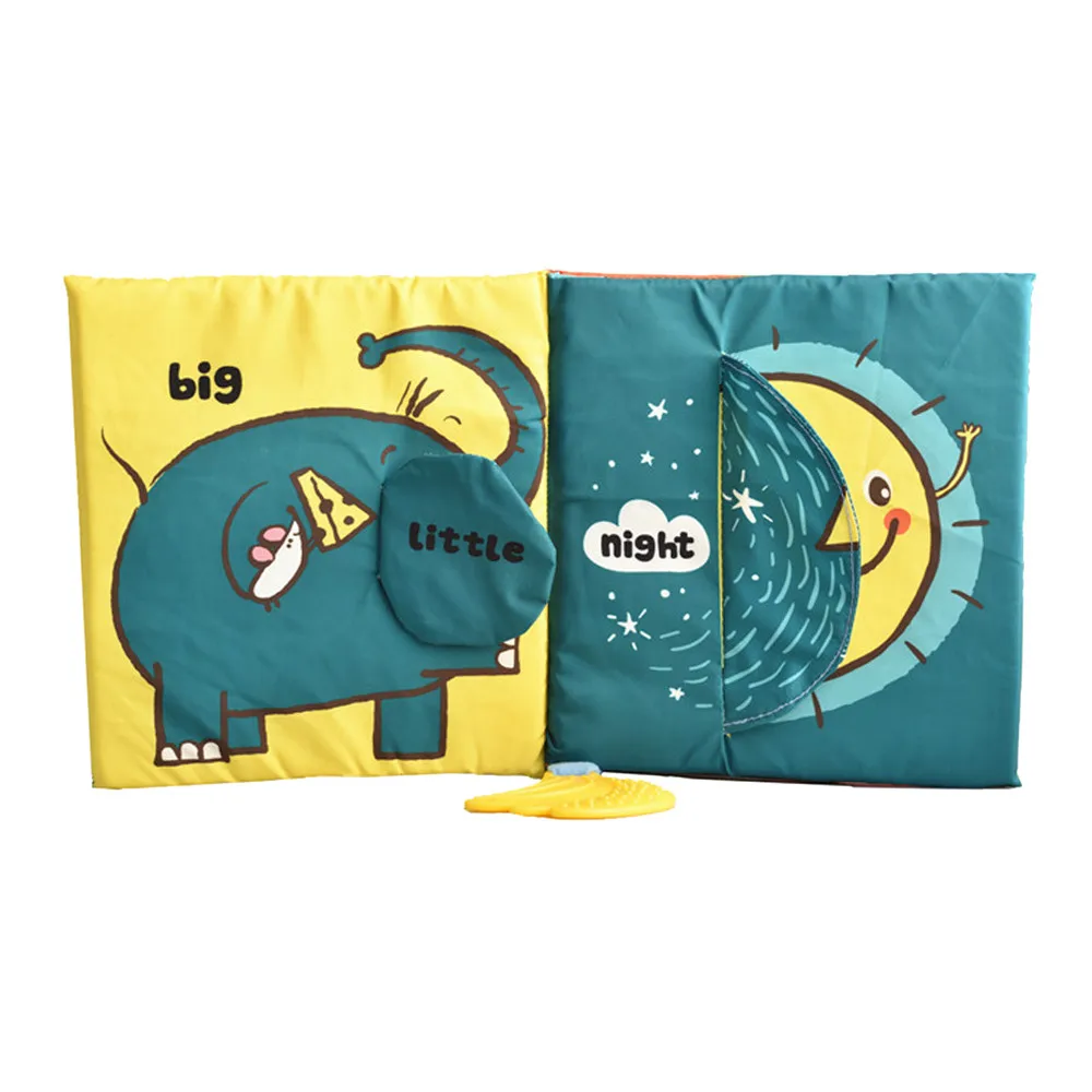 Мягкая новая ткань для развития интеллекта ребенка обучающая картина книга