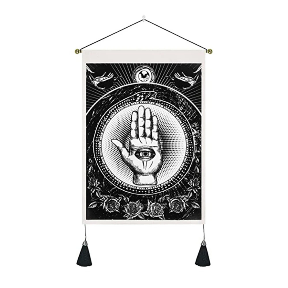 

Гобелены для спальни, искусство, подвесные богемные Подвески в виде Луны, великолепные кисточки, живопись, звездное украшение, ветер, настен...