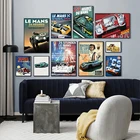 24 часа Ле-Ман Майкл Делани на холсте принт скандинавский постер Настенная картина для гостиной украшение дома без рамки