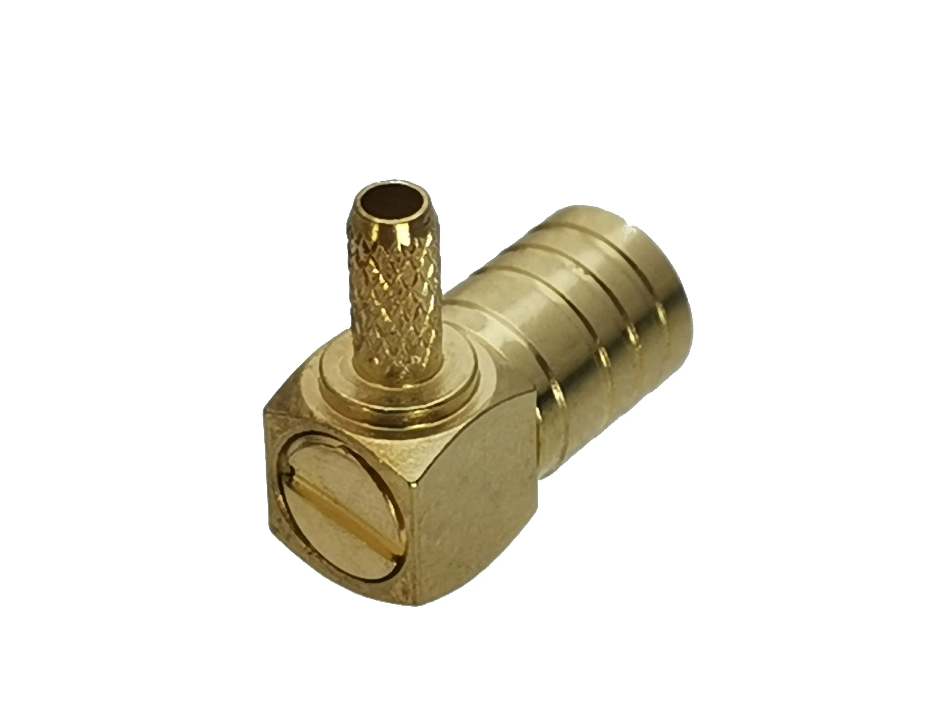 Коннектор SMB гнездовой разъем прямоугольный обжим для кабеля RG316 LMR100 RG174 RF