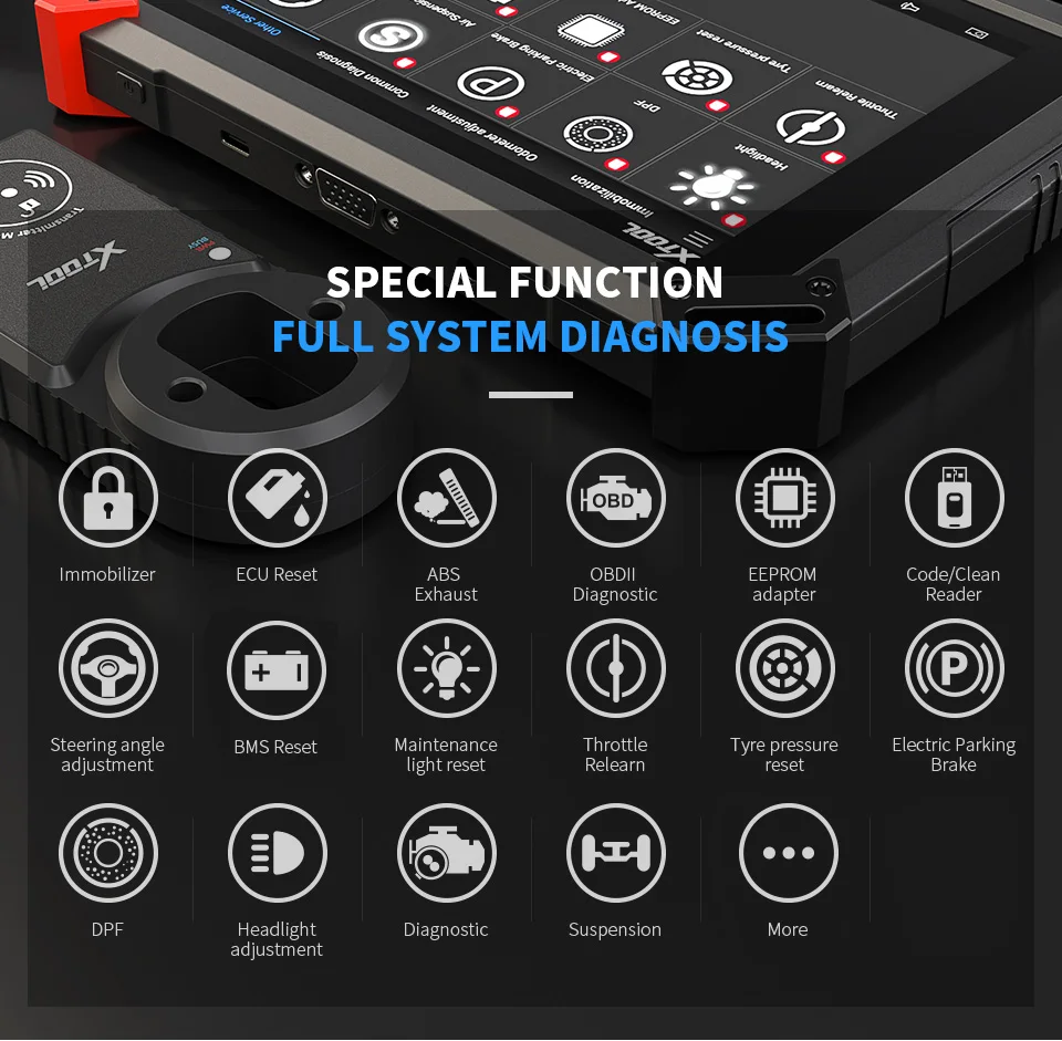2022 XTOOL X100 PAD2 PRO OB2 автомобильный диагностический инструмент ключ