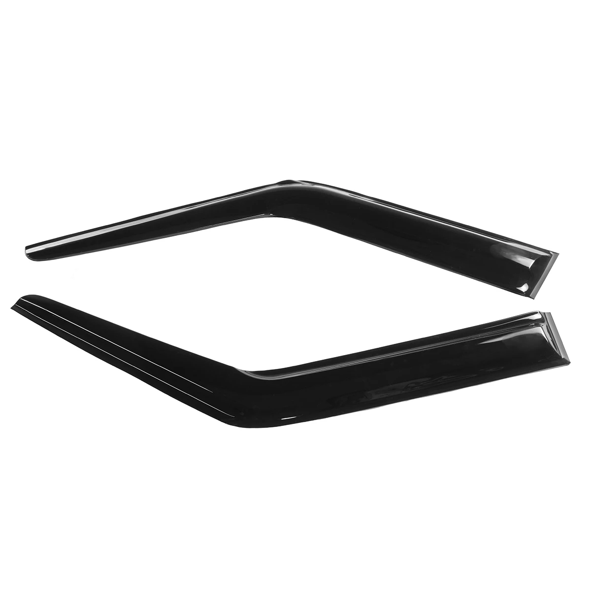 

A Pair Rain Guard Black Car Side Door Window Visor Guard Vent Awnings Shelters Cover Trim For Ford For Transit MK6 MK7 2000-2014