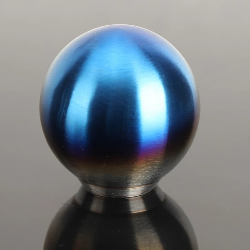 Синяя алюминиевая ручка переключения передач автомобиля POSSBAY крышка рычага