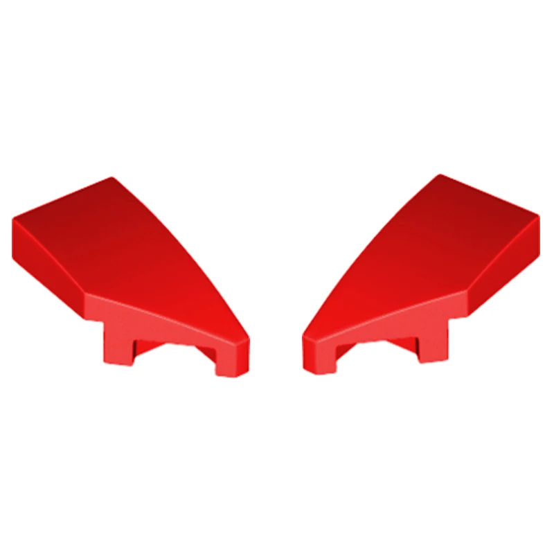 Детали для конструктора лук 45 градусов. Режущий левый и правый Клин 2x1 со штифтом