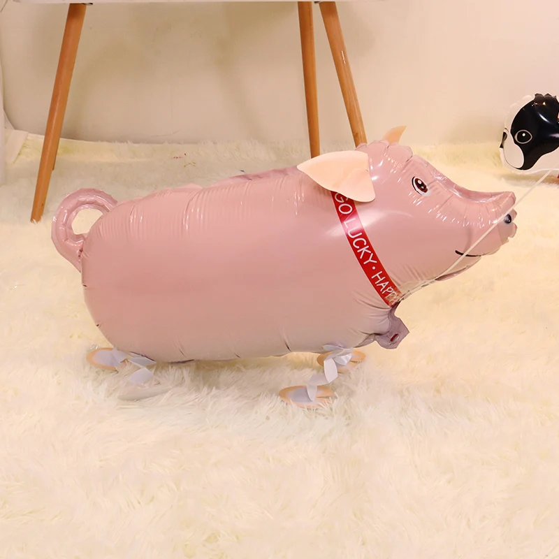 Для Прогулок Животные Фольга воздушные шарики детские игрушки ходячие питомцы