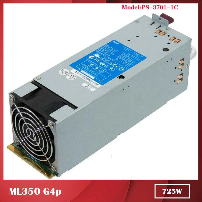 100% test for power supply for HP ML350 G4p PS-3701-1C 406413-001 382175-501 725W Work Good