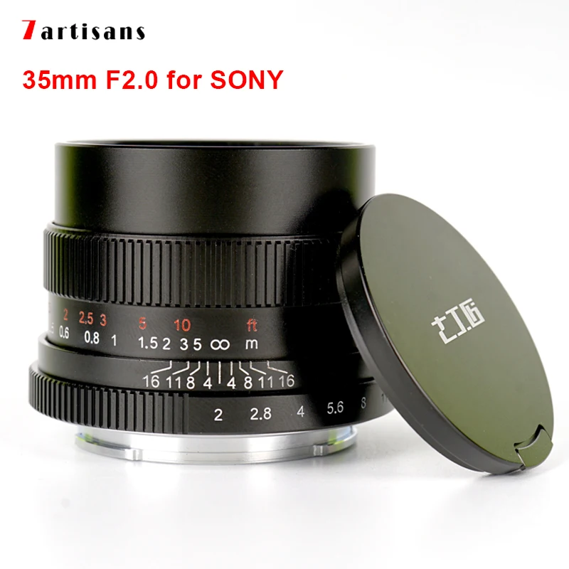 7artisans 35 мм f2.0 объектив с фиксированным фокусным расстоянием и ручной
