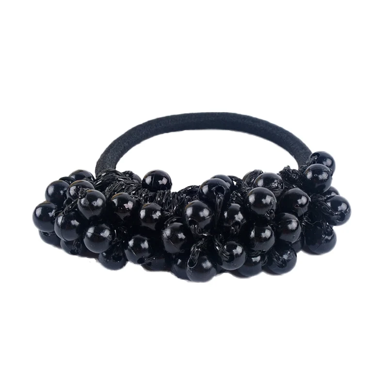 Резинки для волос женщин с бусинами |