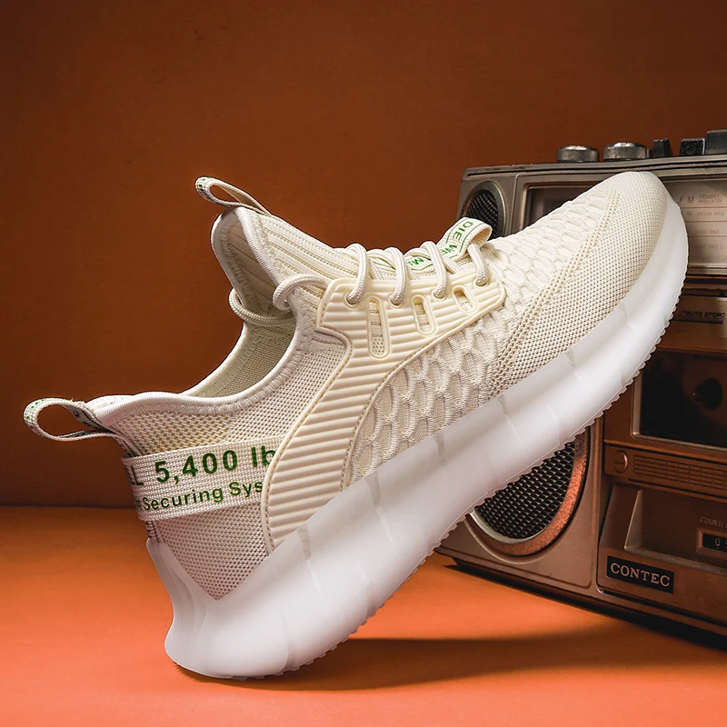 

trainerssolid Shoes sneaker white for Men Fashion informales shoe casuales summer zapatos sports Light mesh sapatos sneakers 39