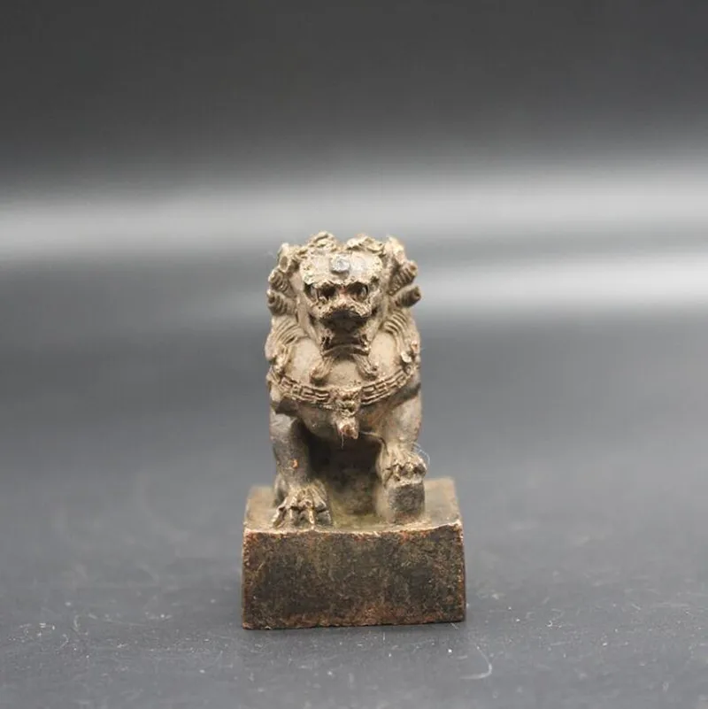 

Китайская латунная Статуэтка с уплотнением льва