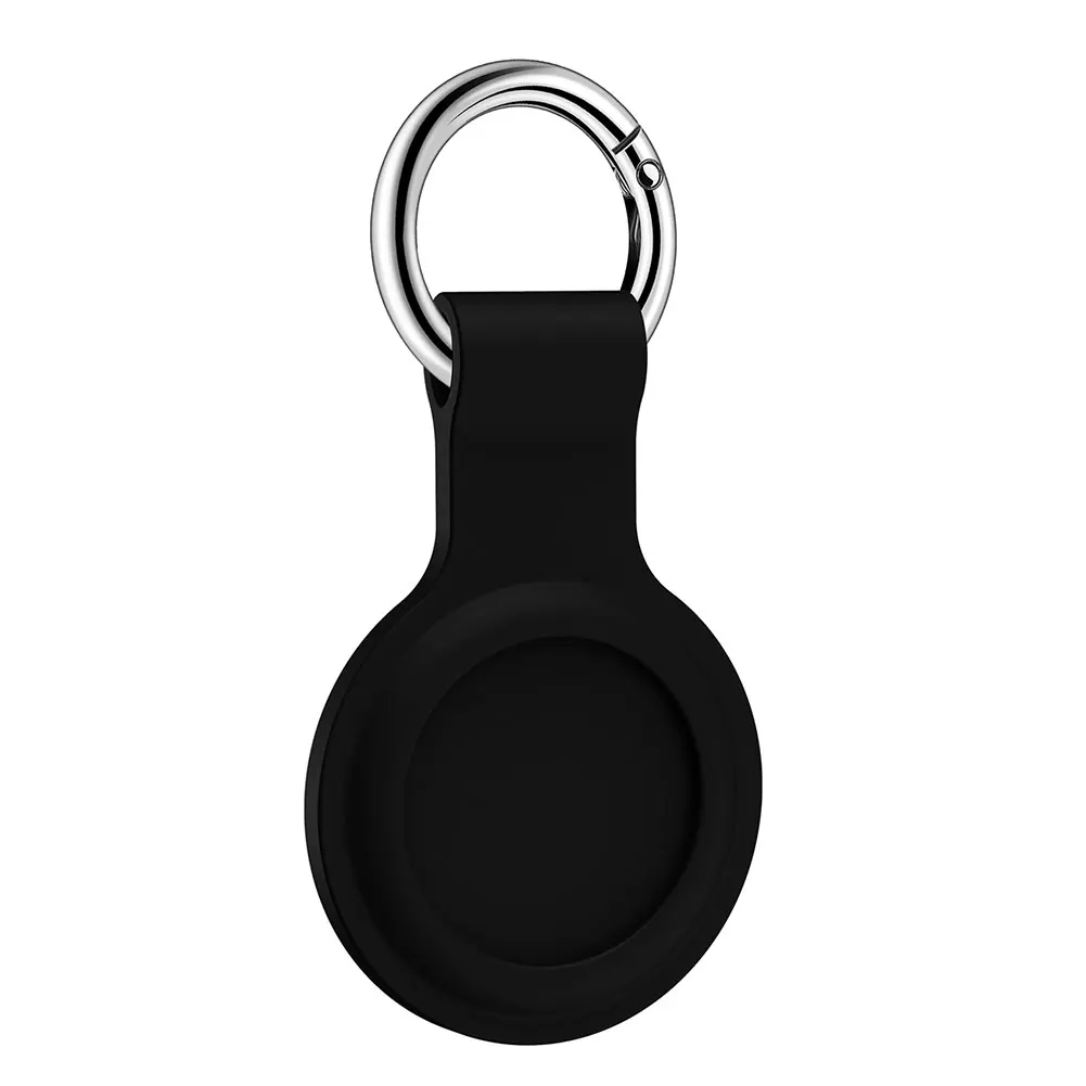 

Silicone Protector Cover with Keychain For AirTags Shockproof Anti-scratch Anti-fall Silicone Protective Case Shell For Air Tags
