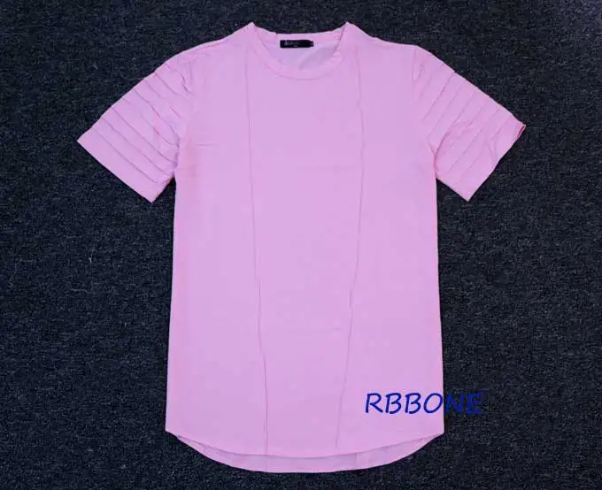 Летняя крутая удлиненная короткая футболка hippfandi 2020 Мужская модная Байкерская Tyga