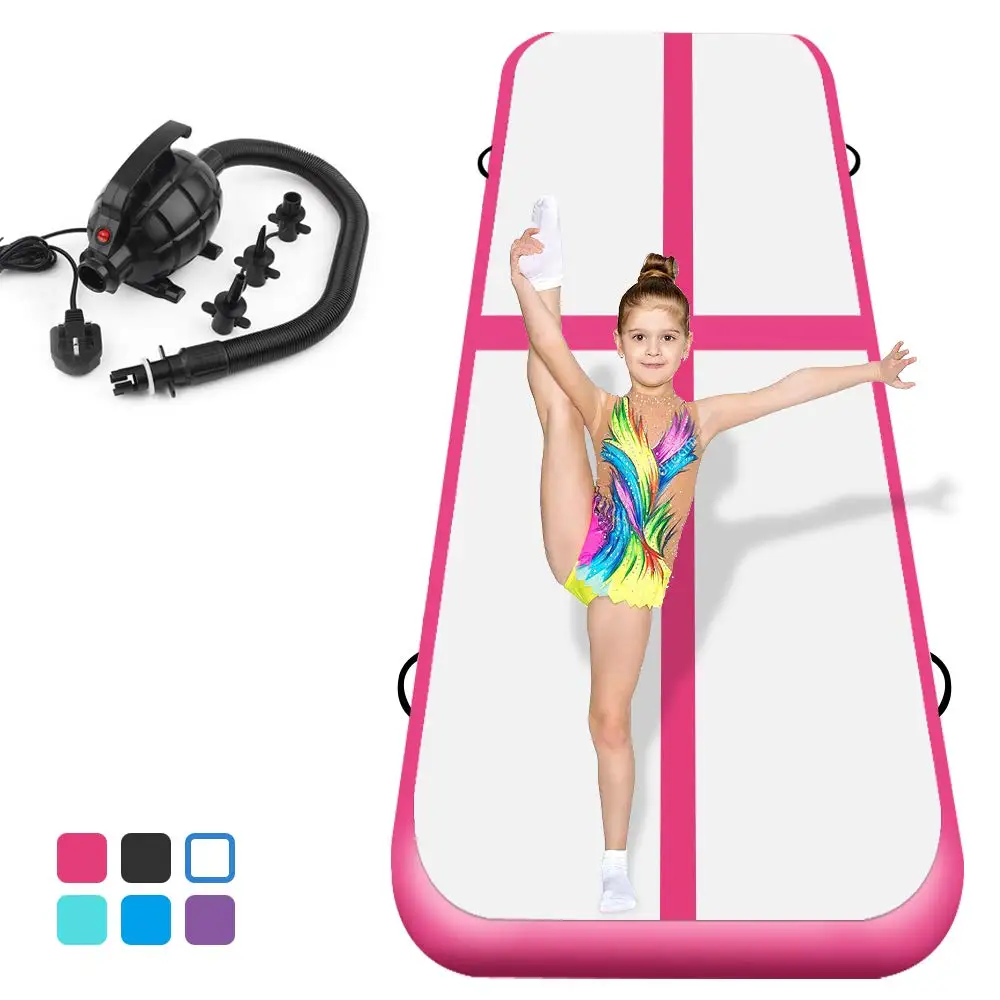 Надувная гимнастика воздушный трек для акробатики надувной батут электрический