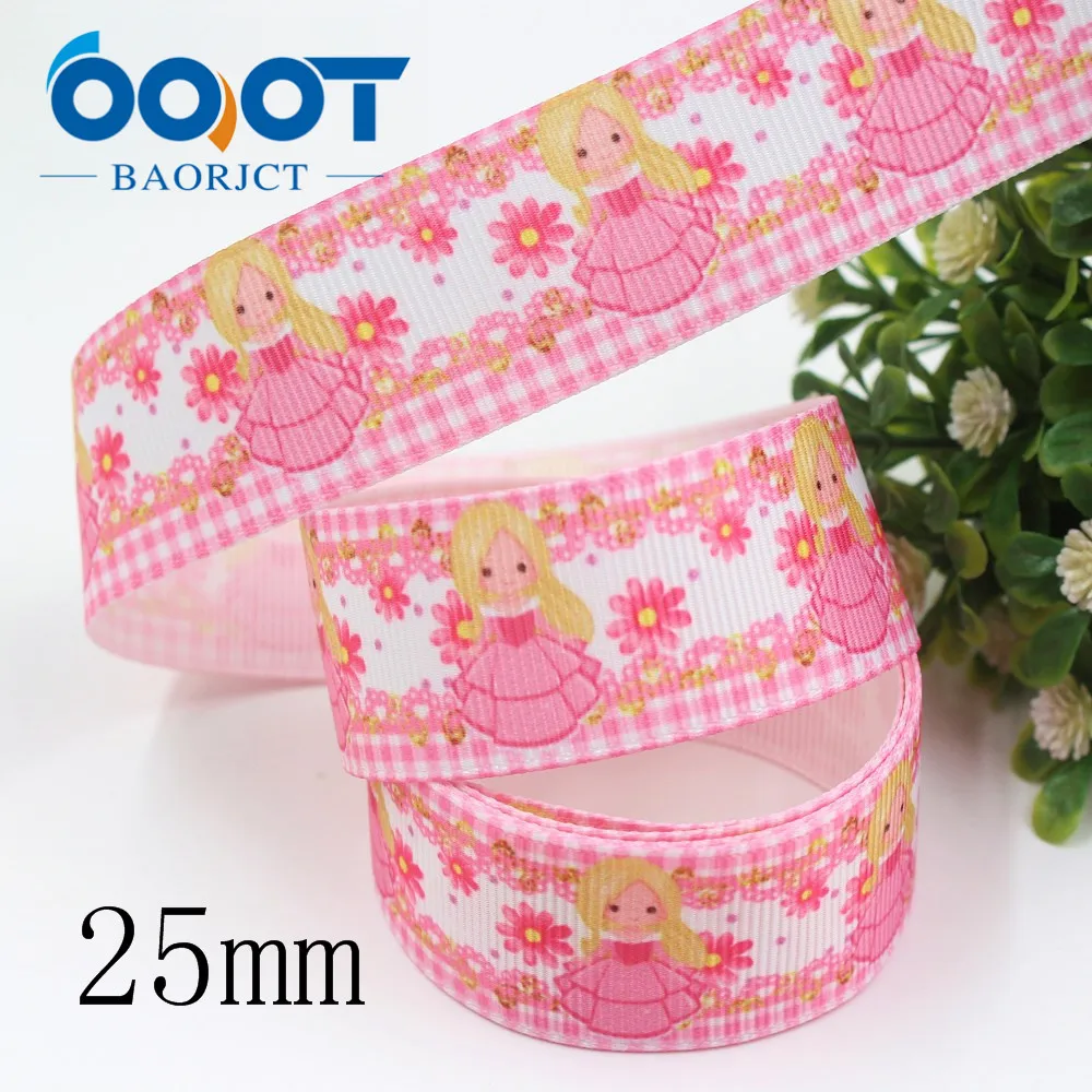 OOOT BAORJCT I-19920-2214 25 мм 10 ярдов мультфильм тепловой передачи печатных корсажные ленты