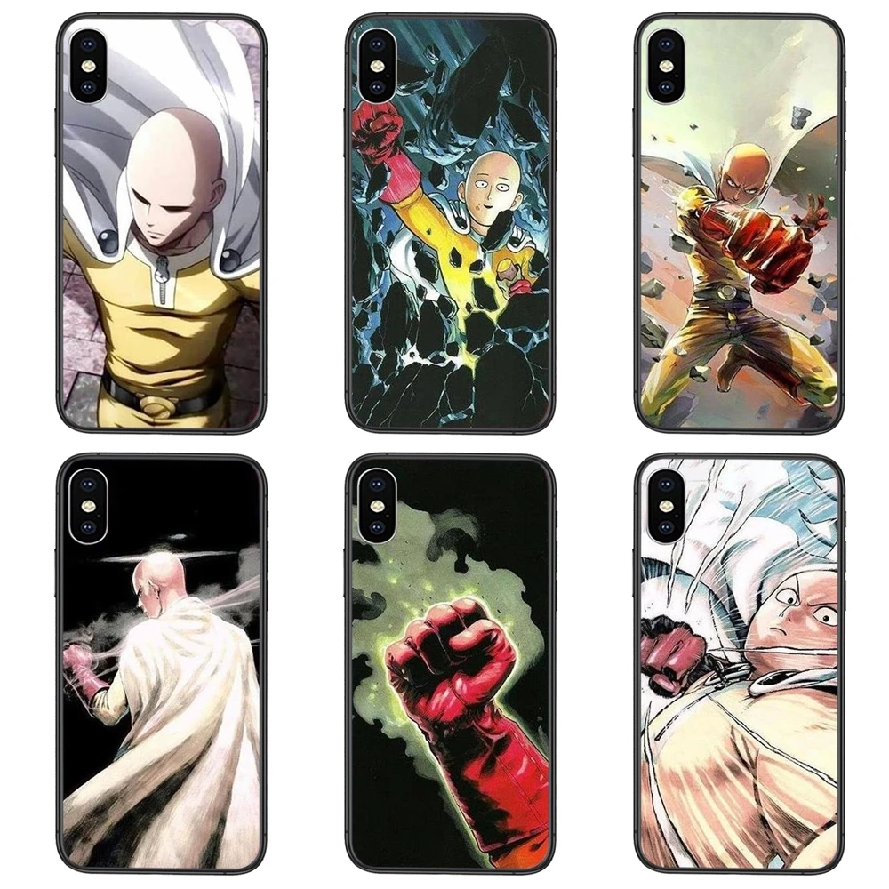 Аксессуары чехлы чехол отбеливатель One Punch Man половинная цена для iPhone 11 12 Mini Pro 5 5S SE