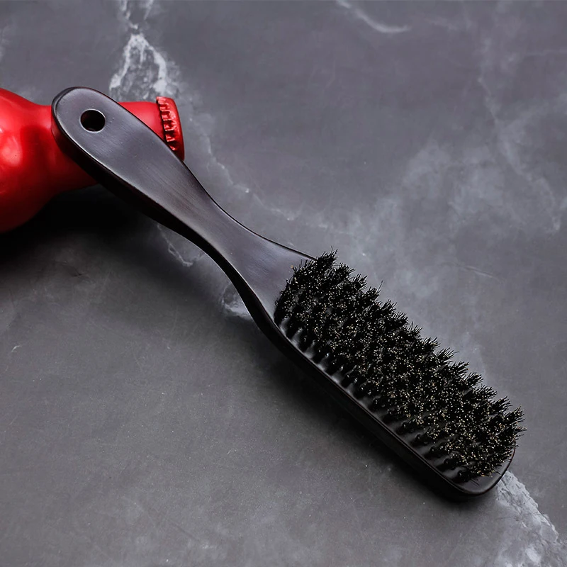 Мужская щетка для бороды с деревянной ручкой чистки щетины Парикмахерская