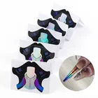 10 шт., наклейки для ногтей, акриловый УФ-гель для наращивания ногтей, сделай сам, форма для ногтей, гелевая наклейка, руководство, форма для маникюра, инструмент