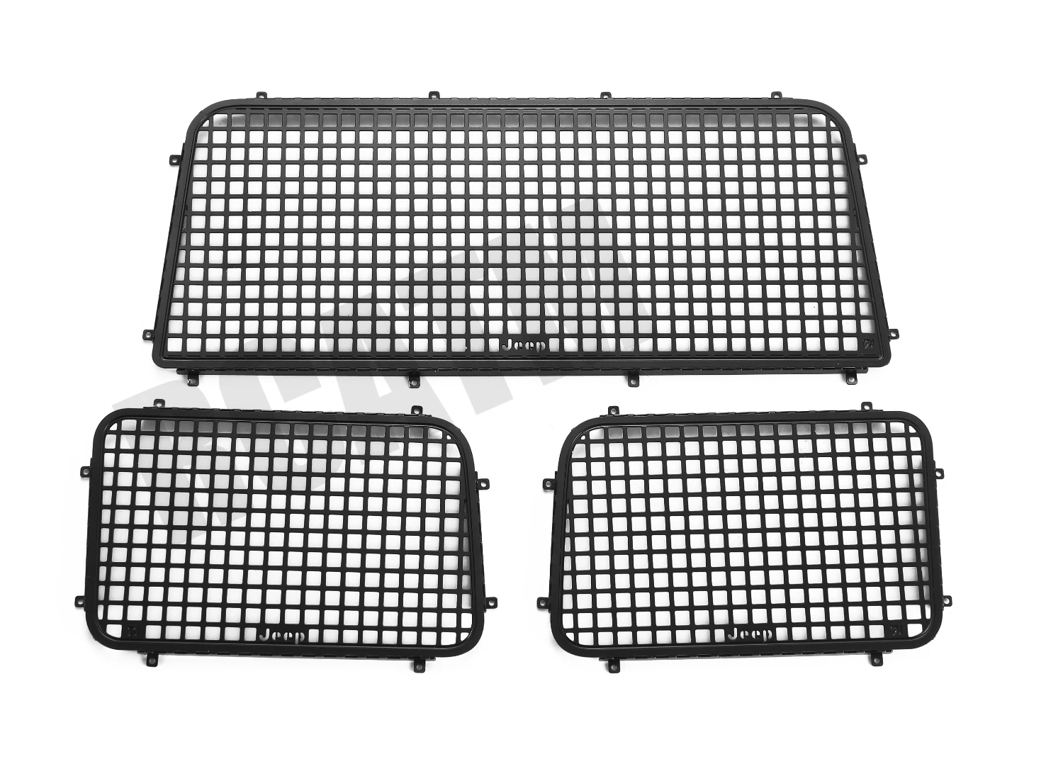 3 шт. металлическая трехмерная сетка для окон автомобиля из нержавеющей стали