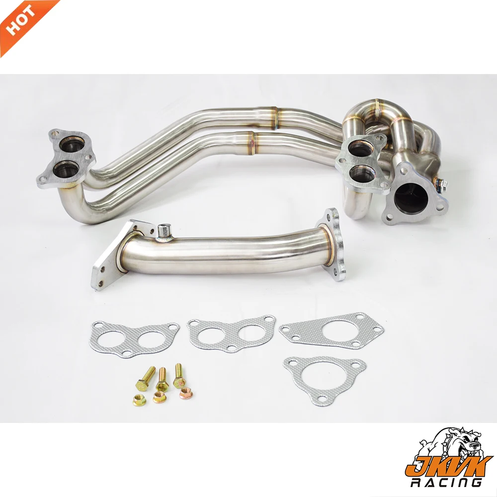 JKVK гоночный турбонагнетатель выхлопных газов из нержавеющей стали 2 75 дюйма