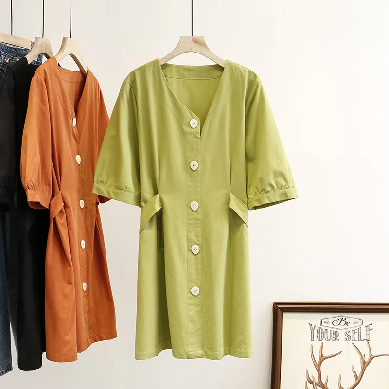 Женское летнее платье женские цельные платья с коротким рукавом свободные