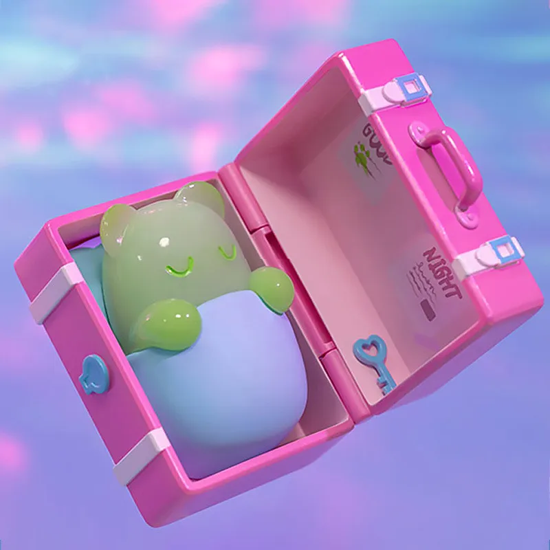 Caja de juguetes para ni&ntilde;os, Caja de Sorpresa, bolso de adivinaci&oacute;n, oso fantasma, ShinWoo, Sweet Dream, Hotel, figuras de acci&oacute;n, regalo de cumplea&ntilde;os-5