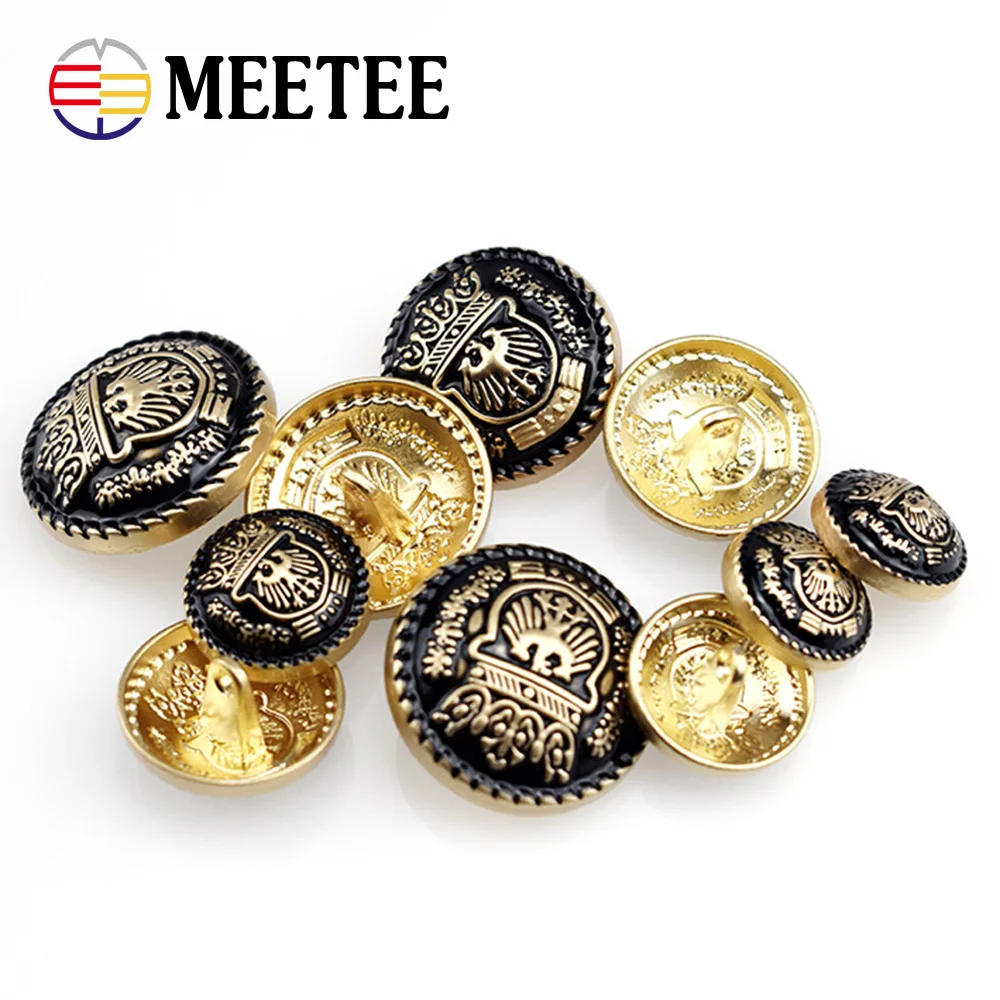 20 штук брендовые рубашки с металлическими пуговицами золотистый и черный