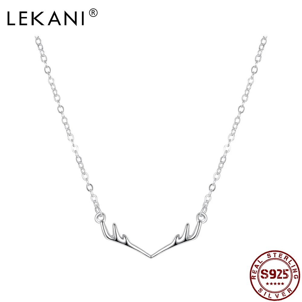 

Ожерелье женское из серебра 925 пробы, с рогами