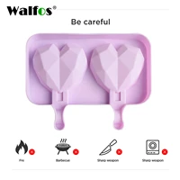 walfos 3d diy silicone love cake moulds diamond love heart fondant decorating tools chocolate pastry molds baking tools