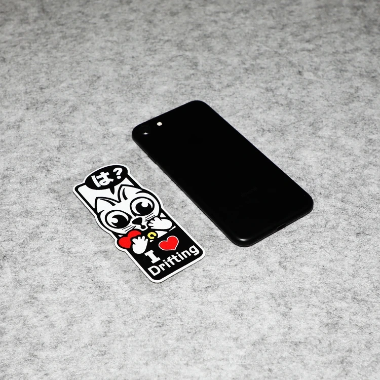 Виниловые Стикеры для автомобиля Японская надпись I Love Drift Turbocat графика наклейка