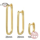 Автоклав 3 шт.компл. 102025 мм 925 стерлингового серебра блестящий обруч серьги для женщин Huggie Пирсинг Серьга 925 ювелирные изделия: модные серьги в форме