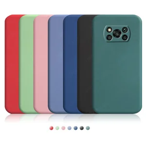 For Cover Xiaomi Poco X3 Pro Case For Poco X3 Pro Capas Liquid TPU Soft
Case For Redmi Note 8 T 9 Pro 9S Poco X3 Pro F3 Fundas
