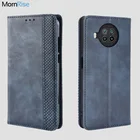 Роскошный тонкий кожаный флип-чехол на магнитной застежке в стиле ретро для Xiaomi MI 10T Lite, зеркальный Чехол-книжка, кошелек, подставка для карт, мягкий чехол для телефона, сумки