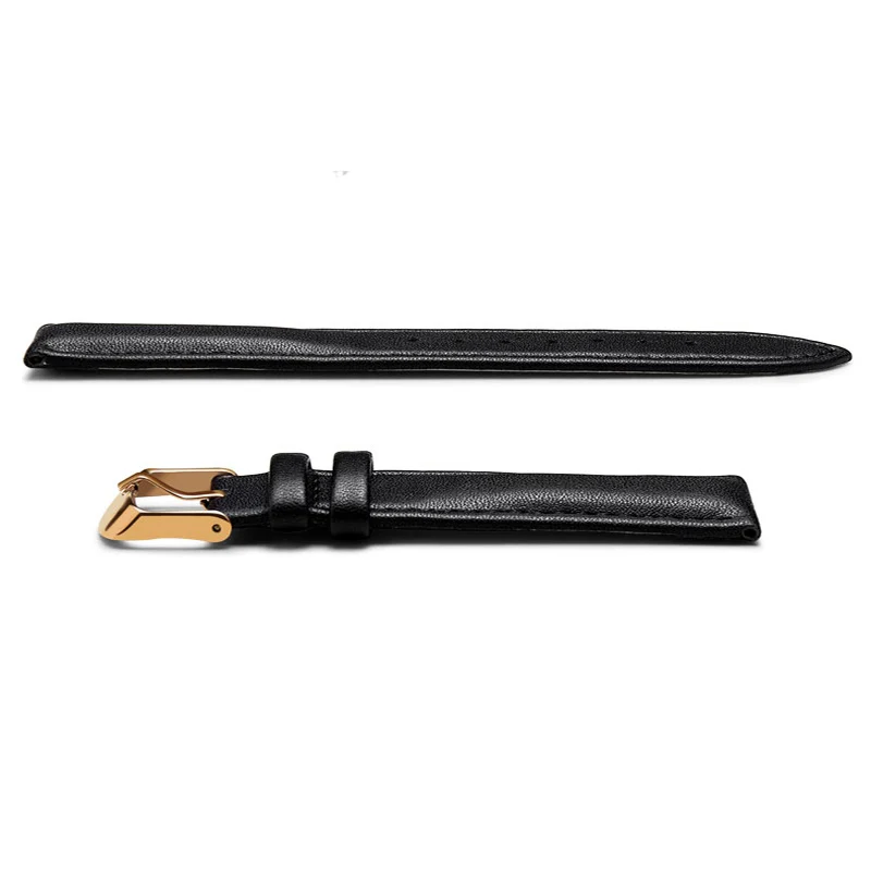 Ремешок кожаный для часов 20 мм с пряжкой-бабочкой | Наручные часы