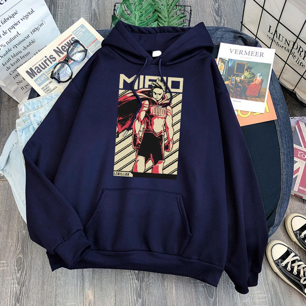 

Японский Аниме Забавный мой герой академический Свитшот Мужская Креативная одежда оверсайз свободный флисовый пуловер Осенняя мужская то...