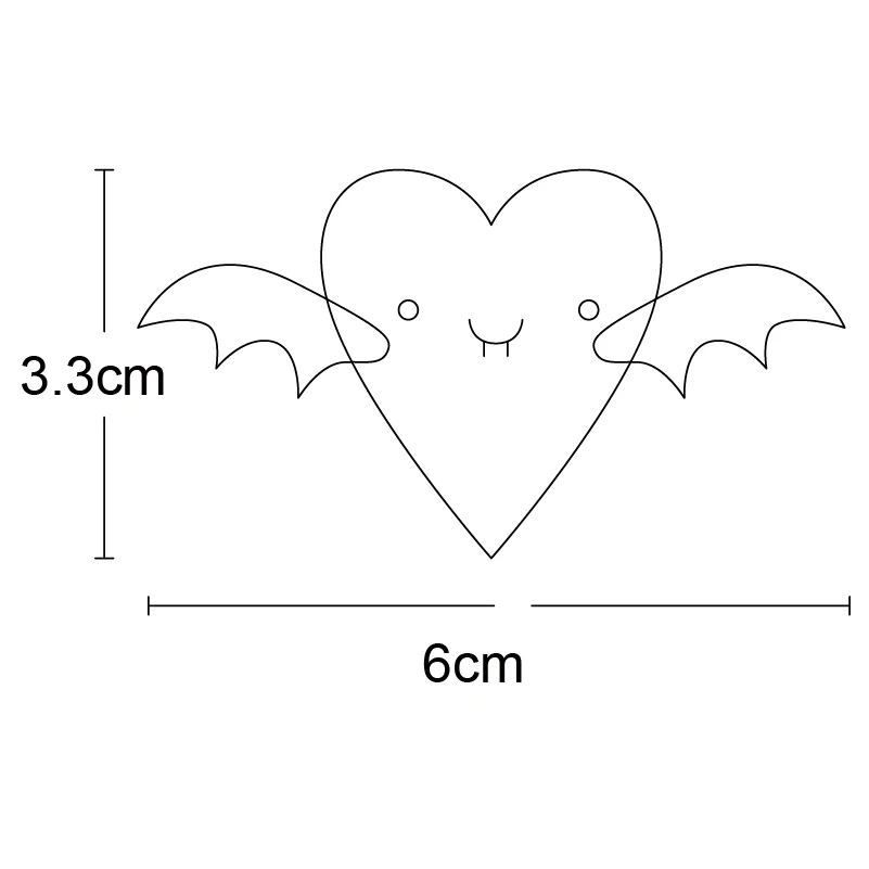 

Halloween Heart Bat Metal Cutting Die Stencils Template for Scrapbooking Paper Craft Album Card Decor Knife Punch Dies Cut 2020