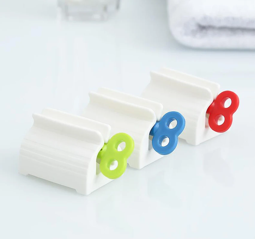 toothpaste tube squeezer easy dispenser rolling holder removable easy to clean plastic tooth paste press rolling squeezer tube free global shipping